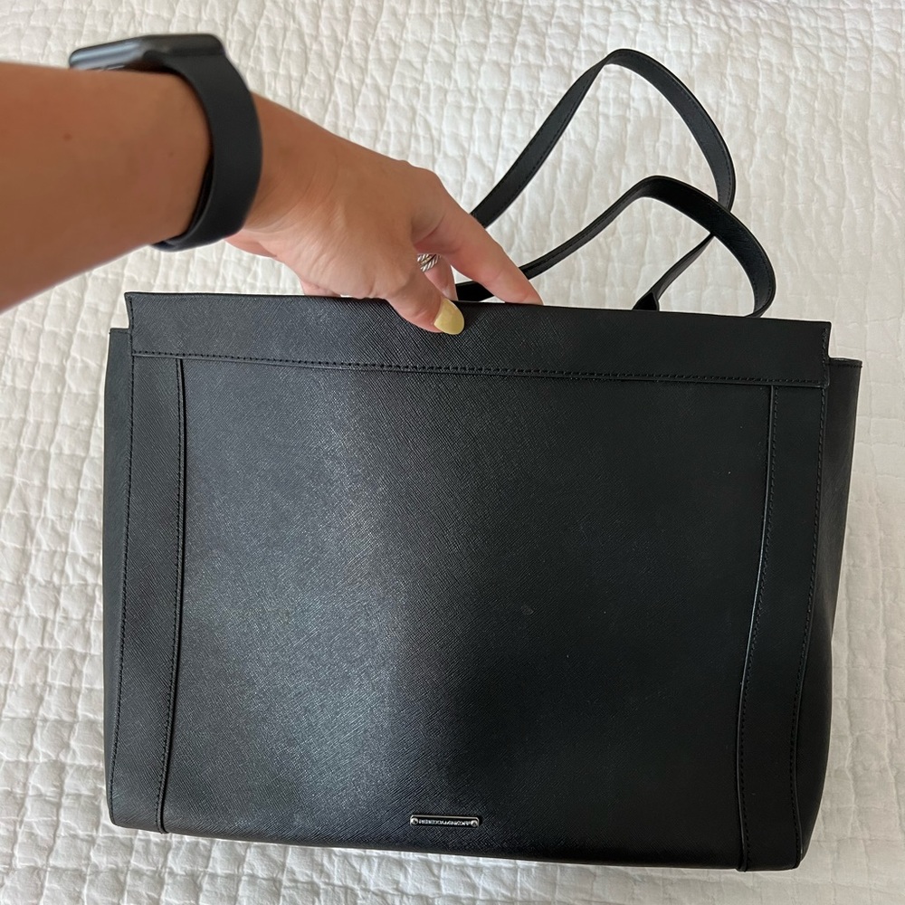 Black Rebecca Minkoff Computer / Travel Tote